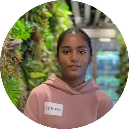 Sahana, 13, Bukit Batok Sec School